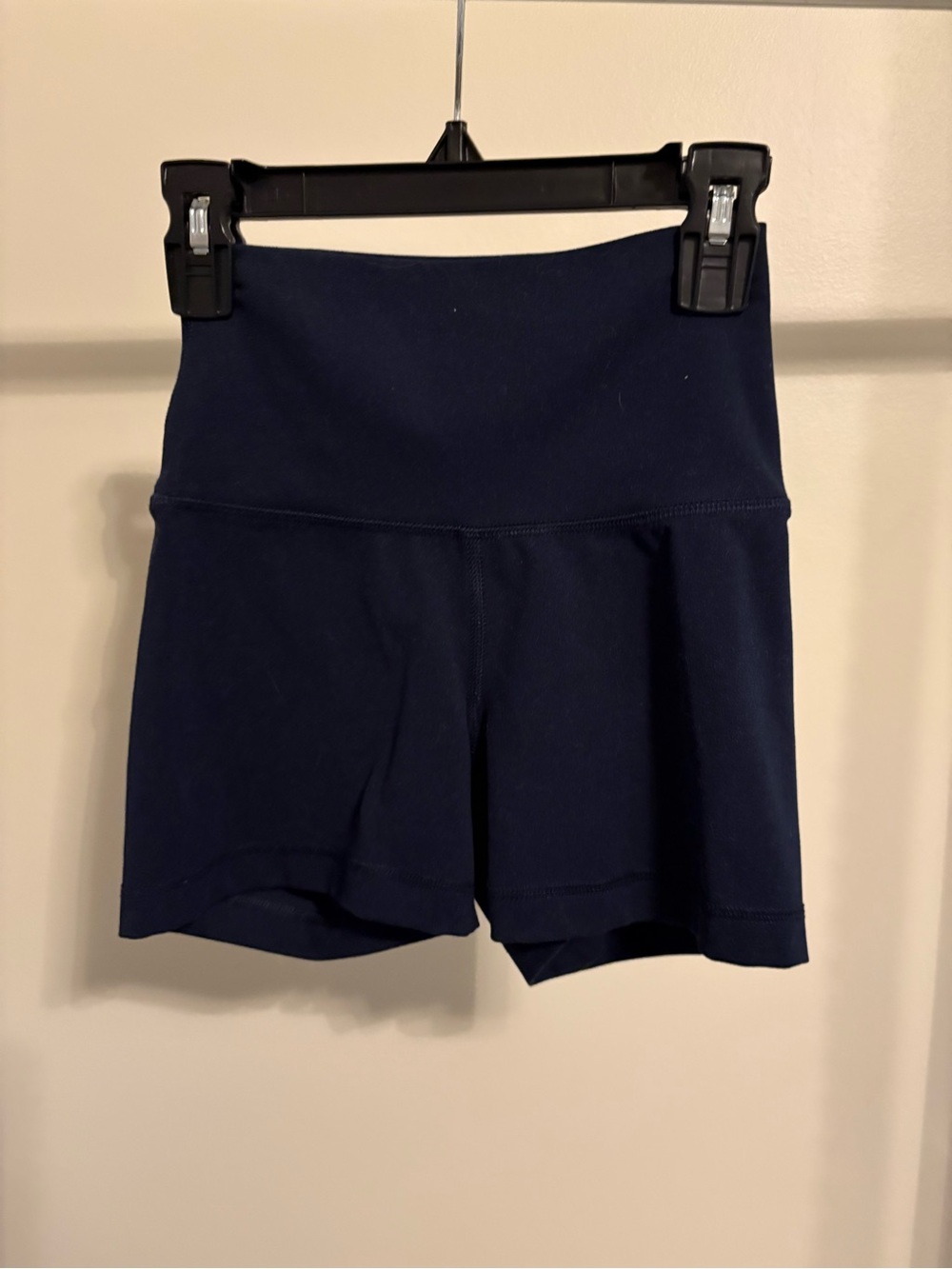 Yogalicious High-Waist Navy Active Shorts